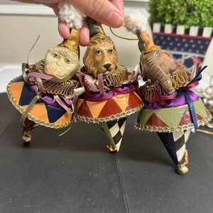 Katherine's Collection Wayne Kleski Vintage Whimsical Anthropomorphic Ornaments